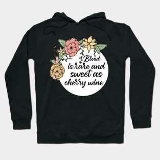 Cherry Wine Flowers Hoodie